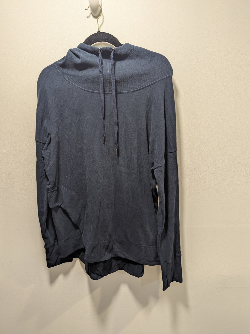 Sweaty Betty Escape Luxe Fleece Hoodie Top Beetle Blue Size XXL NWT Athleisure